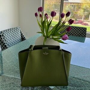 Kate Spade Olive Purse & iPad/documents portfolio NWT